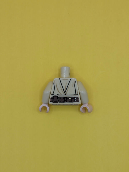 Torso SW Layered Shirt, Reddish Brown Undershirt, Reddish Brown Belt with Large Buckle Pattern / Tan Arms / Light Nougat Hands 973pb1584c01 Lego
