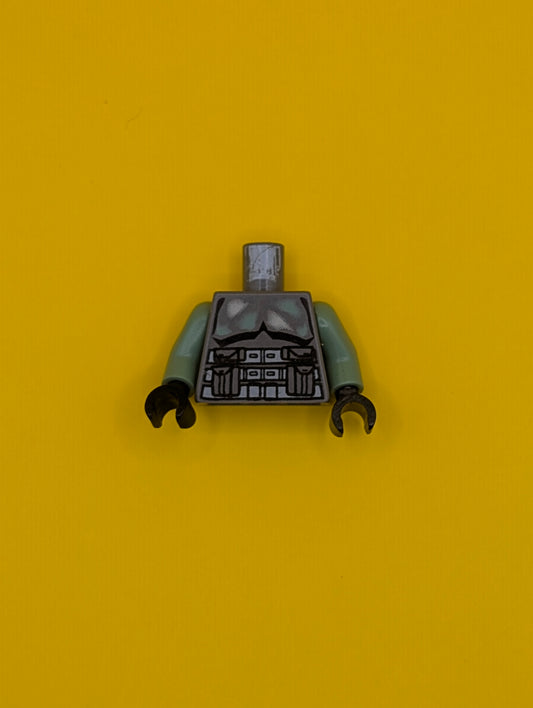 Torso SW Armor Kashyyyk Trooper Pattern / Sand Green Arms / Black Hands 973pb0373c01 Lego