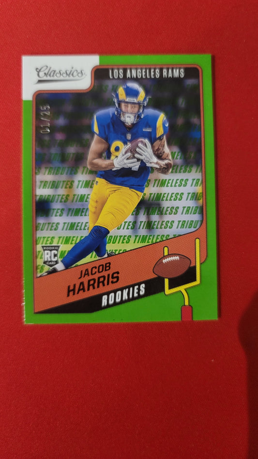 Jacob Harris 188 1/25 Rookie Panini Classics Football UCF