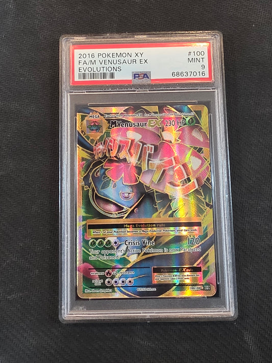 #100/108 M Venusaur EX PSA 9