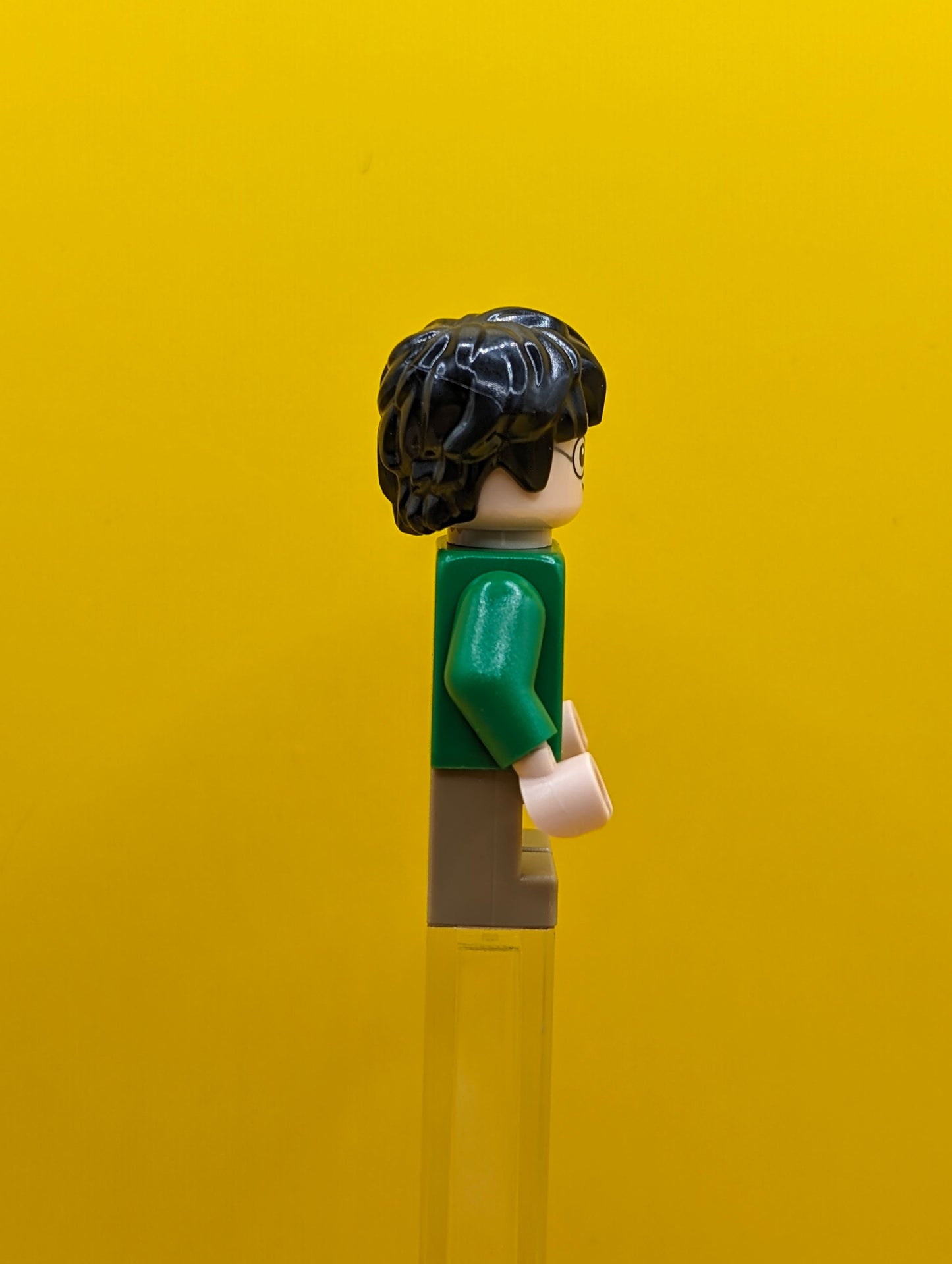Harry Potter hp475 Green Sweater, Dark Tan Short Legs Minifigure Lego