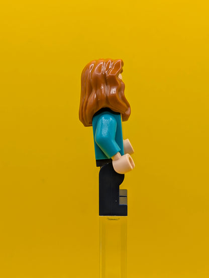 Claire Dearing jw079 Dark Turquoise Shirt Jurassic World Lego Minifigure