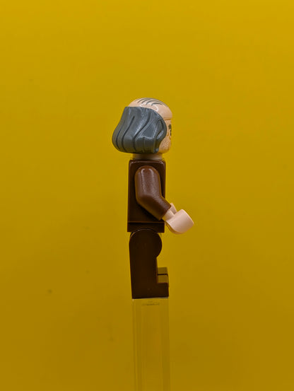 Argus Filch hp353 Bald on Top, Reddish Brown Jacket, Printed Legs Harry Potter Lego Minifigure