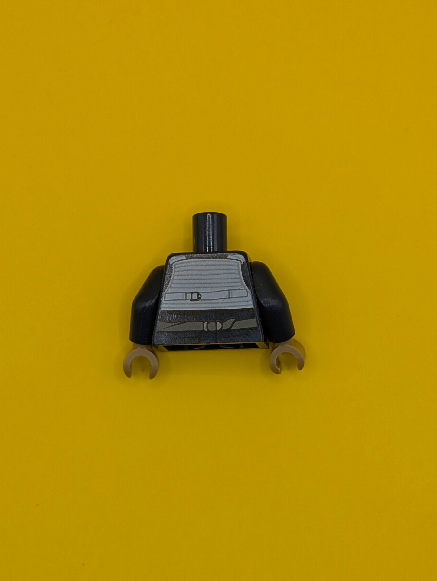 Torso SW Rebel U-wing / Y-wing Pilot with Sand Blue Vest and Dark Bluish Gray Front Panel with Hose Pattern / Dark Blue Arms / Dark Tan Hands 973pb2497c01 Lego