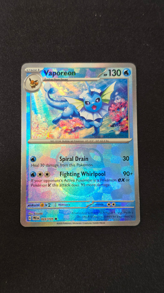 Vaporeon (Masterball) #022/131 -Prismatic Evolutions