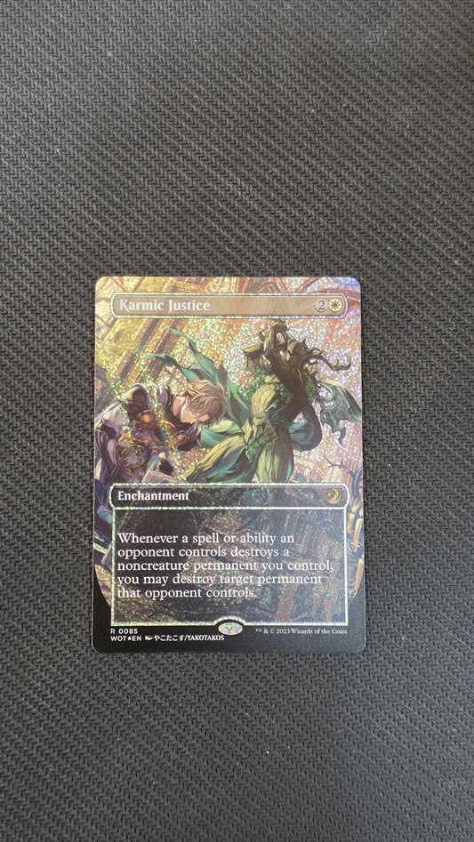 Karmic Justice (Anime Borderless) (Confetti Foil)