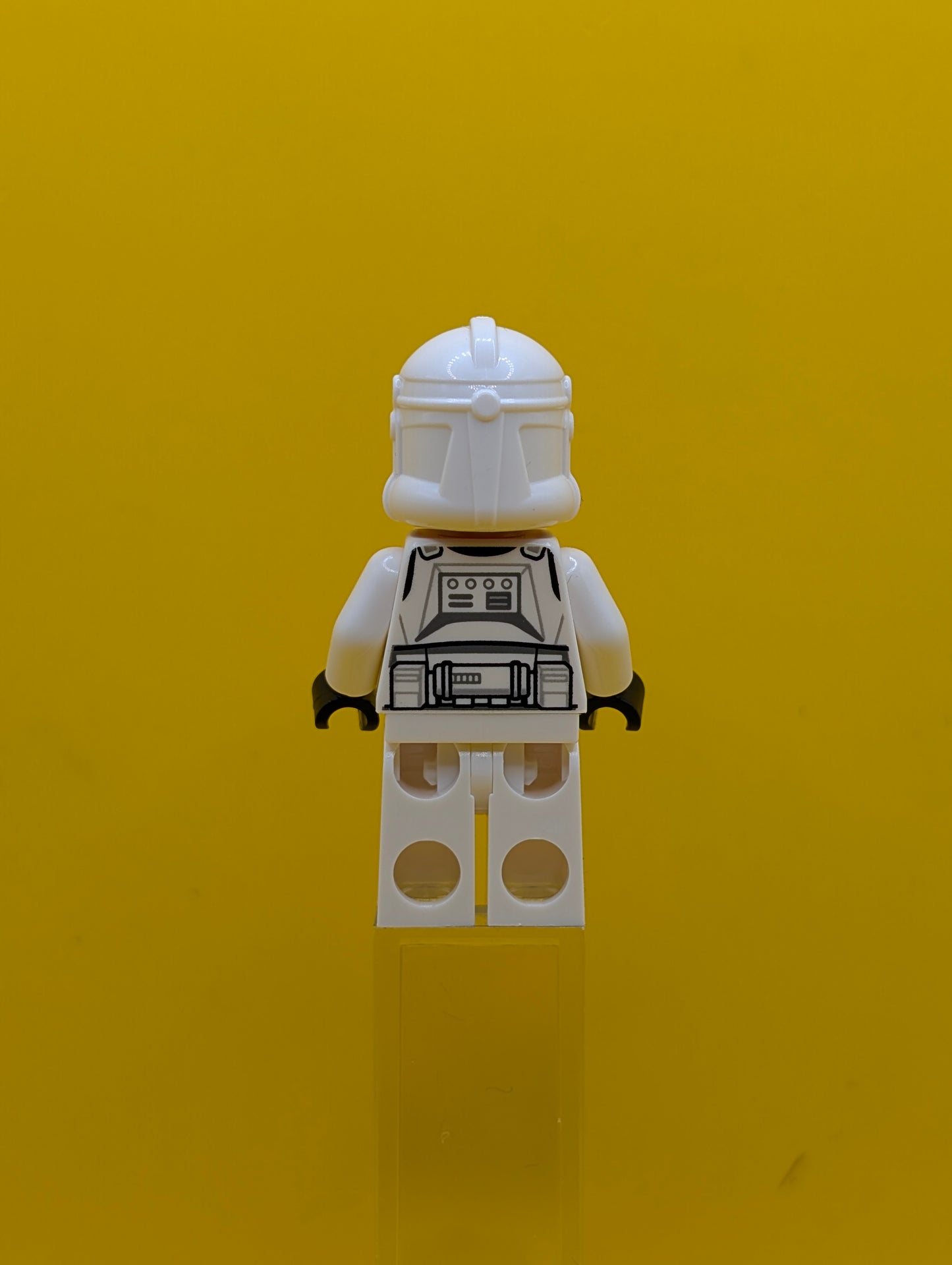 Clone Trooper sw1337 501st Legion (Phase 2) - White Arms, Nougat Head, Helmet with Holes Star Wars Lego Minifigure