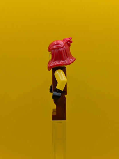 Wyldfyre njo0923 Dark Red Tunic Ninjago Lego Minifigure