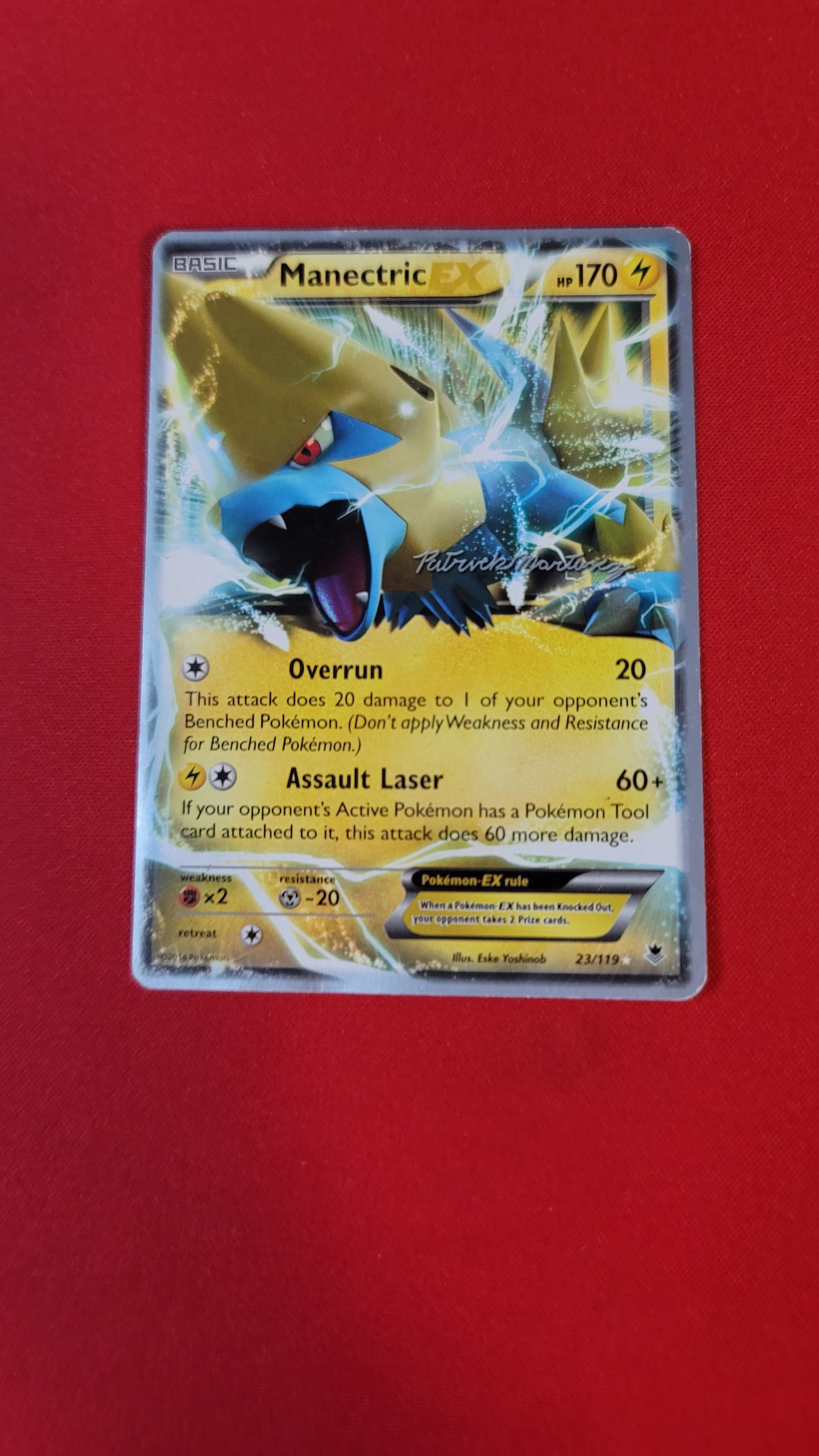 Manectric EX #23