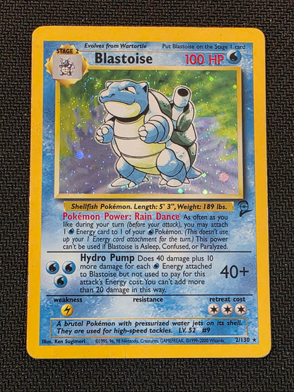 #002/130* Blastoise Base Set 2