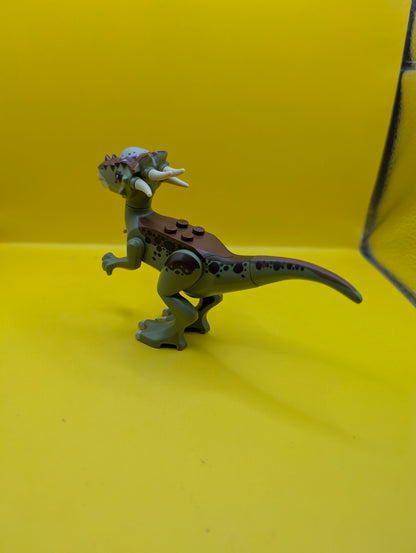 Dinosaur Stygimoloch styg02 with Reddish Brown Back and Dark Brown Spots Jurassic World Lego Minifigure
