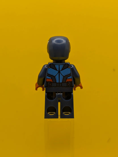 Captain America sh0852 Dark Blue Suit, Dark Red Hands, Helmet Marvel Lego Set