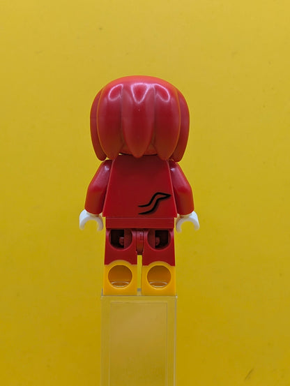 Knuckles son021 Scowl Sonic The Hedgehog Lego Minifigure