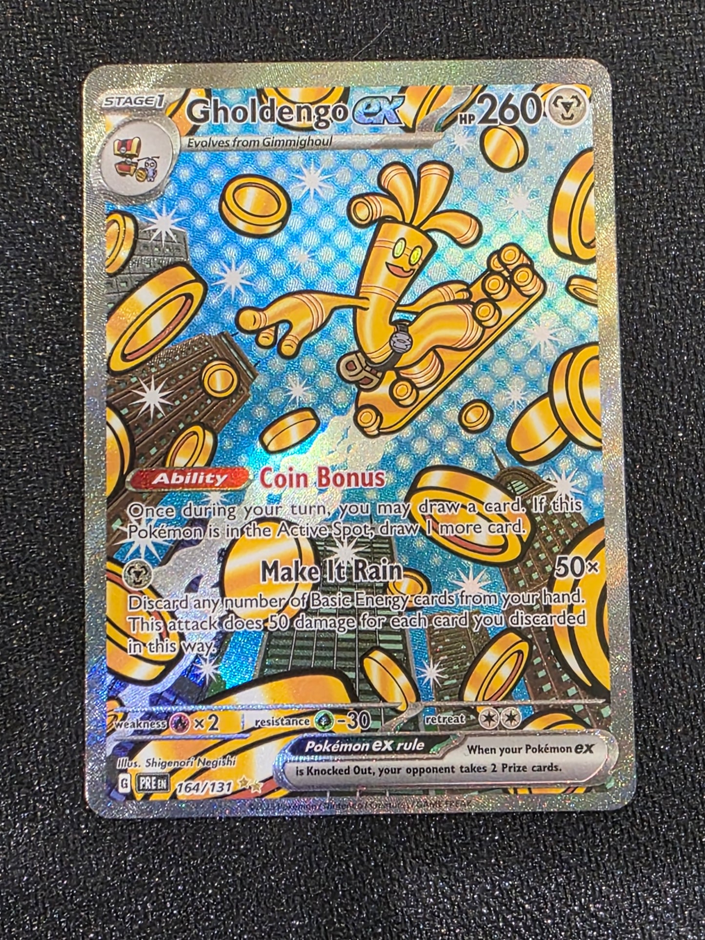 164/131 Gholdengo EX Prismatic Evolution