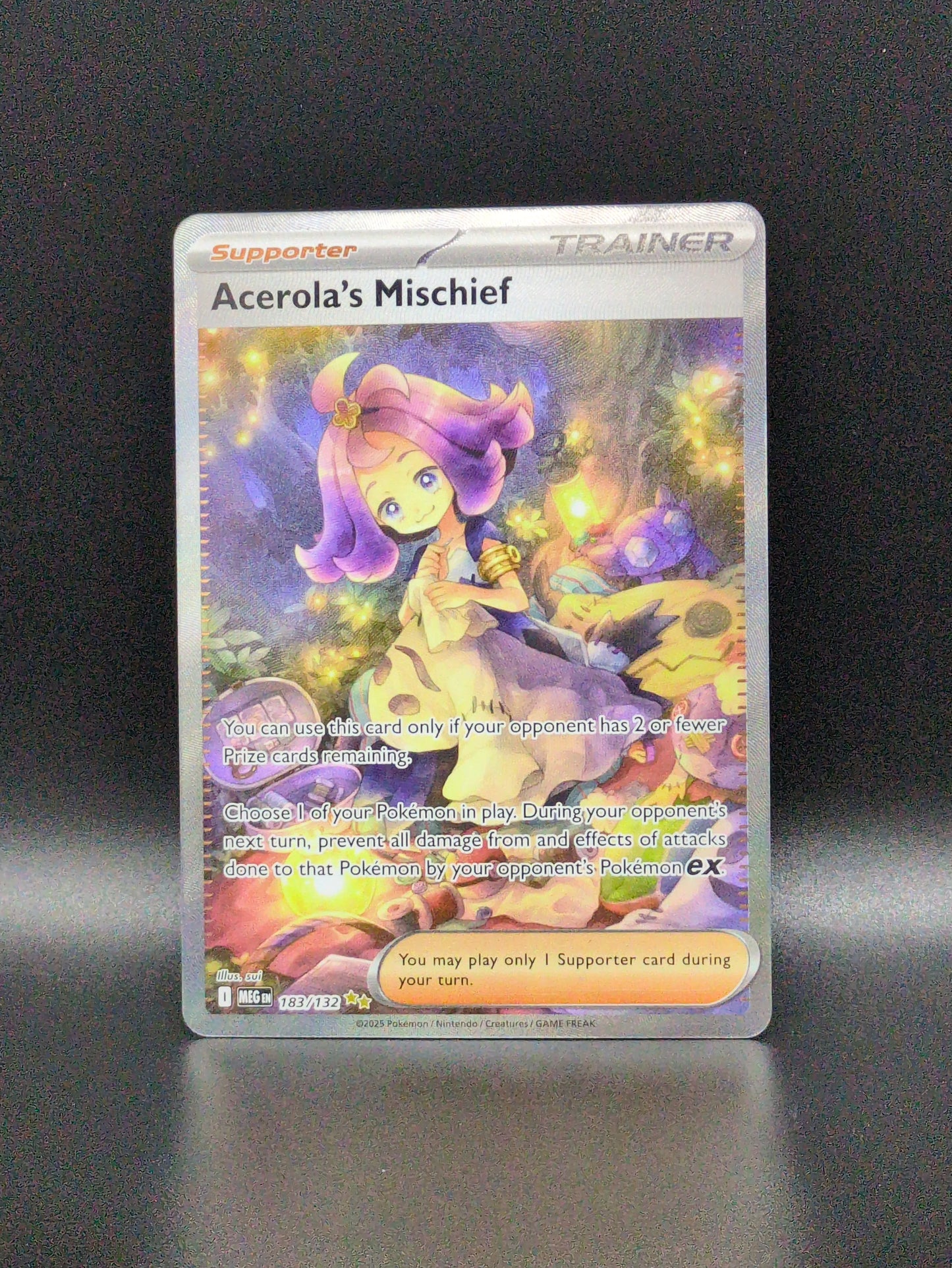 Acerola's Mischief (Special Illustration Rare) #183/132 - Mega Evolution
