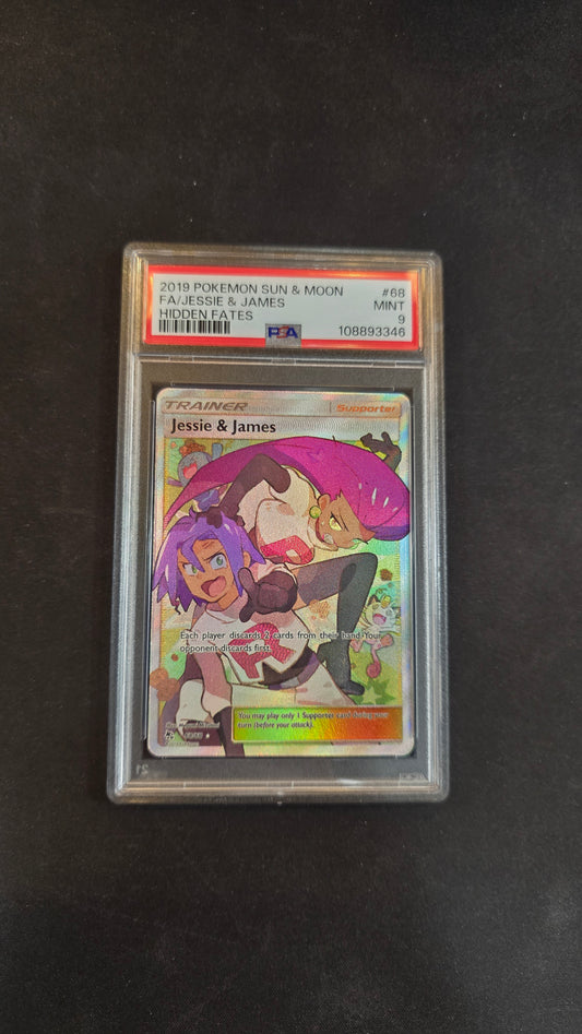 #68/68 Jessie & James PSA 9 -Hidden Fates