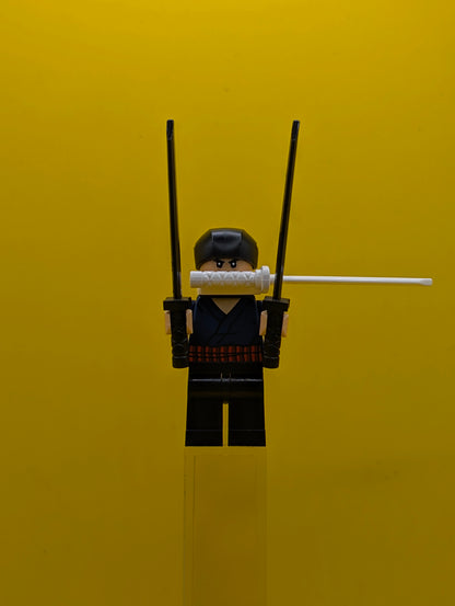Zoro Dark Blue Shirt One Piece Lego Minifigure
