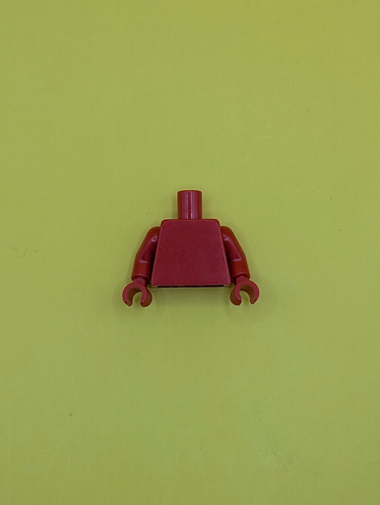 Torso Plain  / Red Arms / Red Hands 973c000 Lego