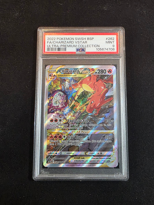 #SWSH262 Charizard Vstar Crown Zenith PSA 9
