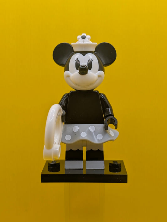Vintage Minnie coldis2-2 Disney, Series 2 (Complete Set with Stand and Accessories) Cmf Lego Minifigure