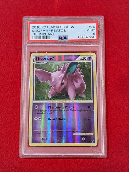 Nidoran Reverse Holo #70 PSA 9