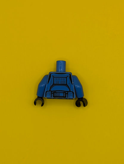 Torso SW Armor Clone Trooper with Belt with Pockets Pattern (Senate Commando) / Blue Arms / Black Hands 973pb1845c01 Lego