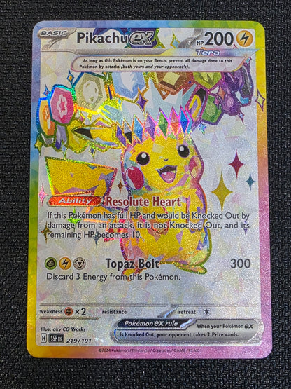 Pikachu ex #219/191**