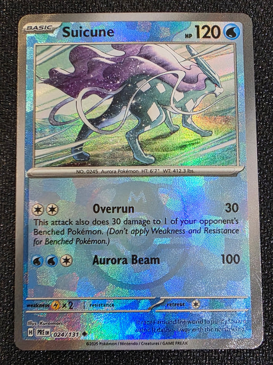 #024/131 Suicune (MasterBall) Prismatic Evolution