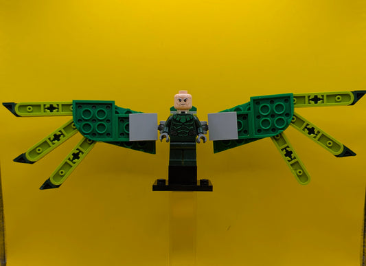 Vulture sh0538 Dark Green Costume, Neck Bracket Marvel Lego Minifigure