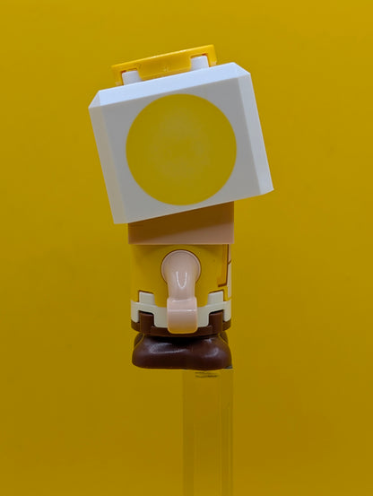 Yellow Toad mar0189 Surprised Super Mario Lego Minifigure