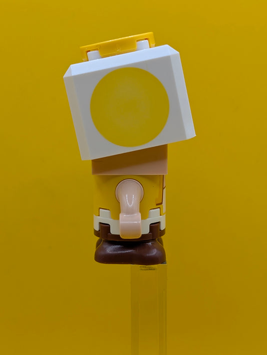 Yellow Toad mar0189 Surprised Super Mario Lego Minifigure