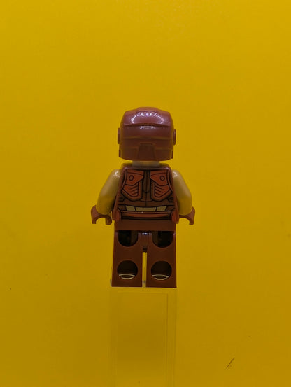 Iron Man sh0981 Dark Red and Gold Armor, Round Arc Reactor, Pearl Gold Arms, Hair Marvel Lego Minifigure