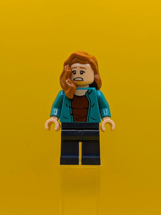 Claire Dearing jw079 Dark Turquoise Shirt Jurassic World Lego Minifigure