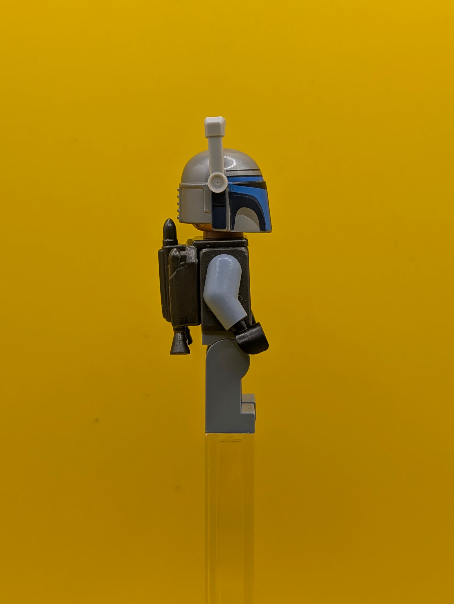 Jango Fett and sw1433Nougat Head, Plain Arms Star Wars Lego Minifigure