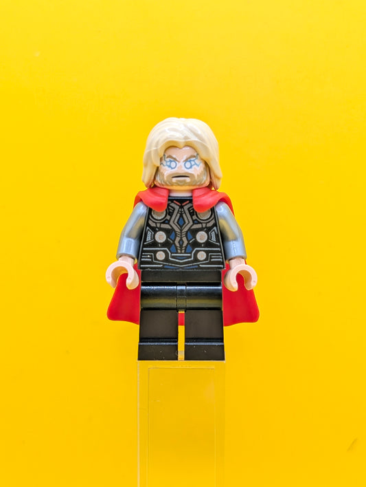 Thor sh0972 Flexible Rubber Cape, Black Legs, Tousled Hair Marvel Lego Minifigure