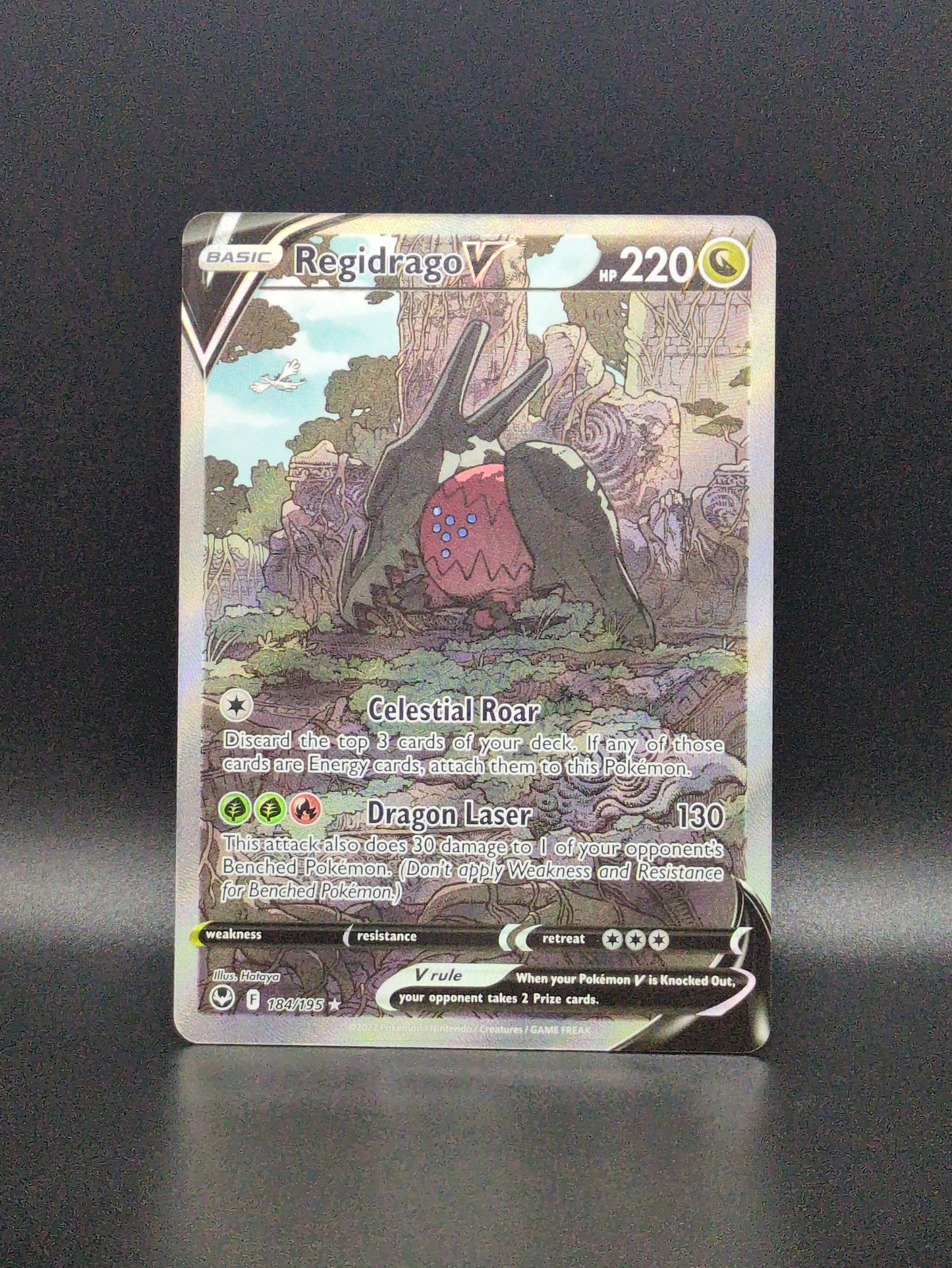 Regidrago V (Alternate Art) #184/195 - Silver Tempest