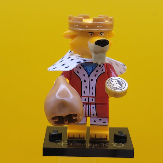 Prince John coldis100-15 Disney 100 CMF Minifigure Lego (Complete Set, with stand and accessories)