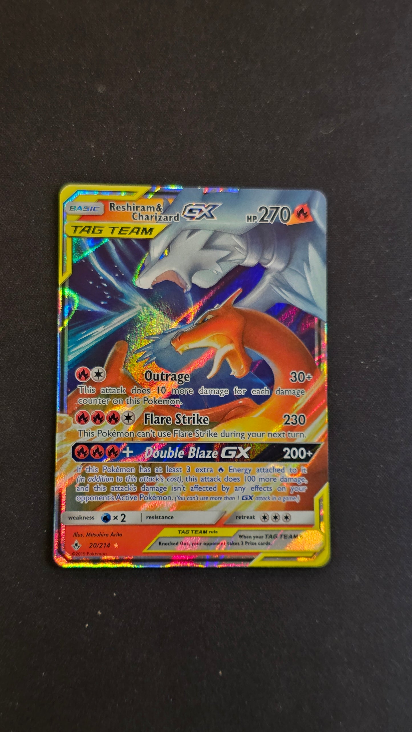Reshiram & Charizard GX #20/214 -Unbroken Bonds