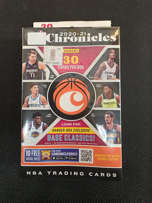 2020-21 NBA Panini Chronicles Hanger Pack