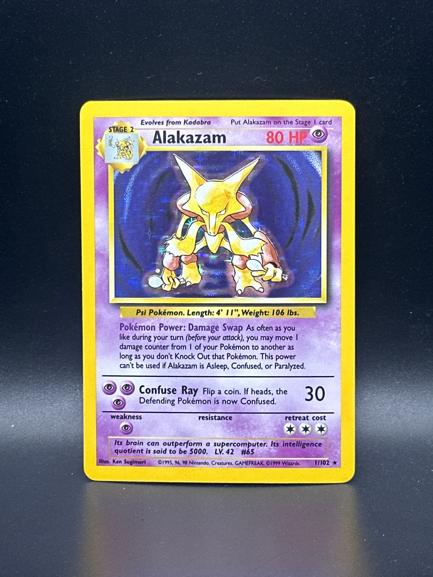 Alakazam #1/102 Base Set