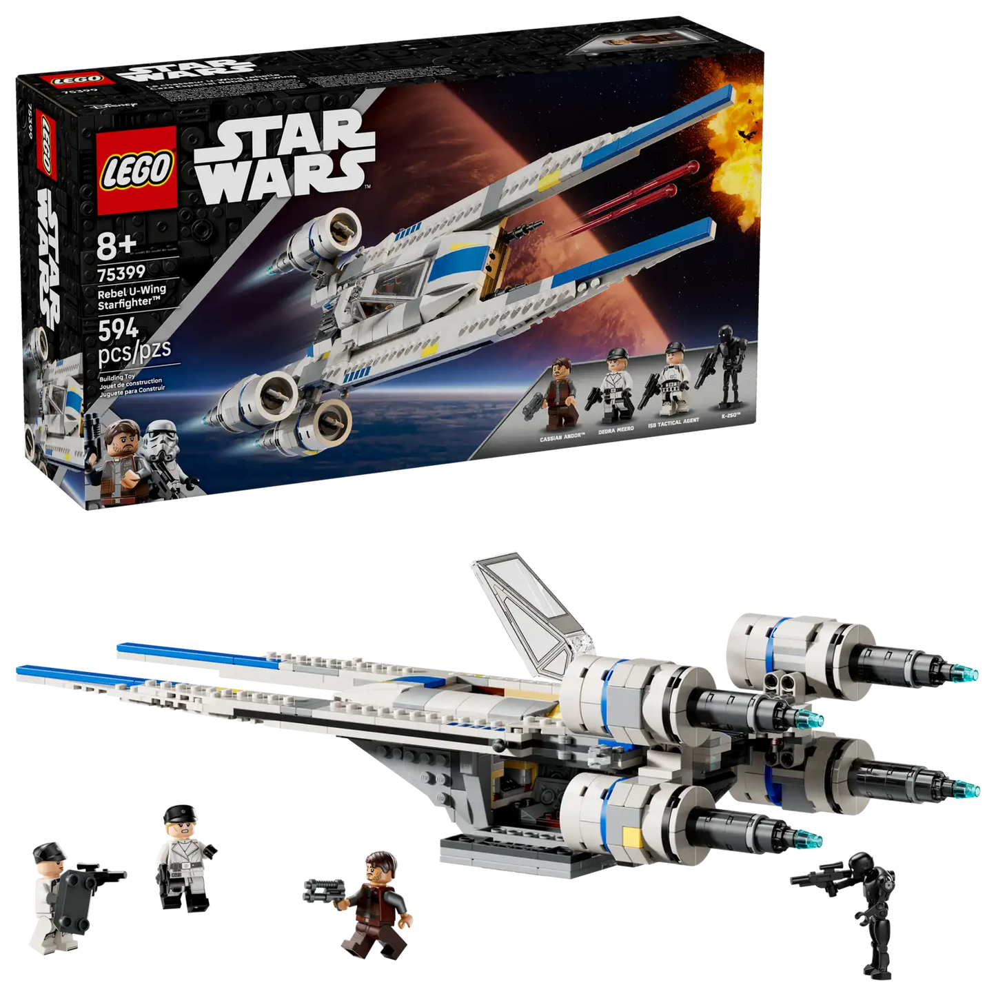 75399 Rebel U-Wing Starfighter Star Wars Lego Set