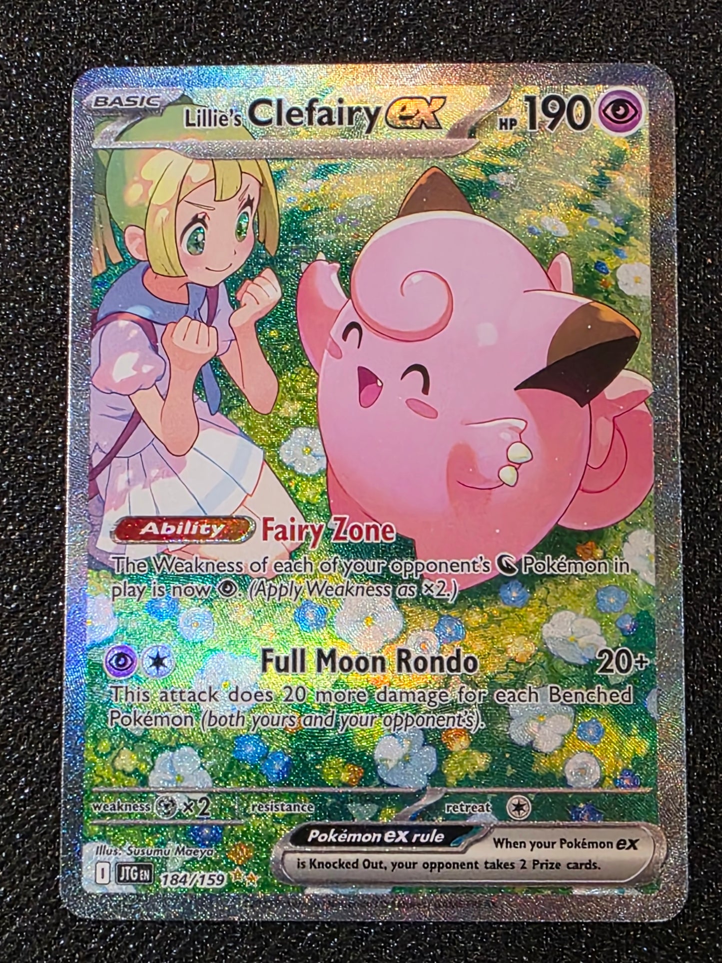 #184/159* Lillie's Clefairy Ex Journey Together