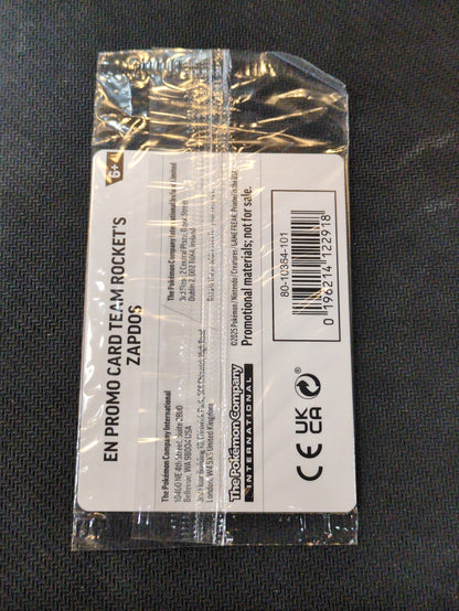 #070/182 Team Rocket's Zapdos (GameStop stamped)