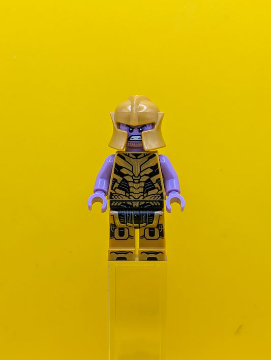 Thanos sh0773 Minifigure, Pearl Gold Outfit Marvel Lego Minifigure