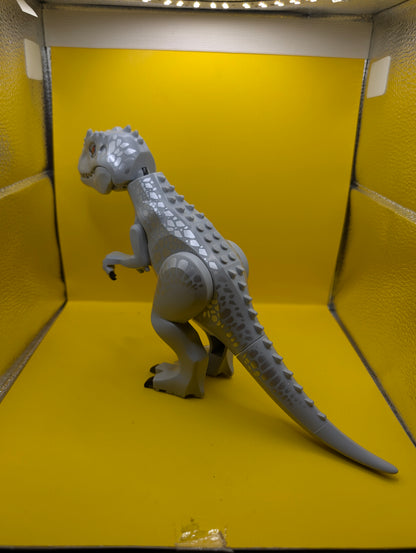 Dinosaur Indominus rex indorex02 with Silver Spots Jurassic World Lego Minifigure