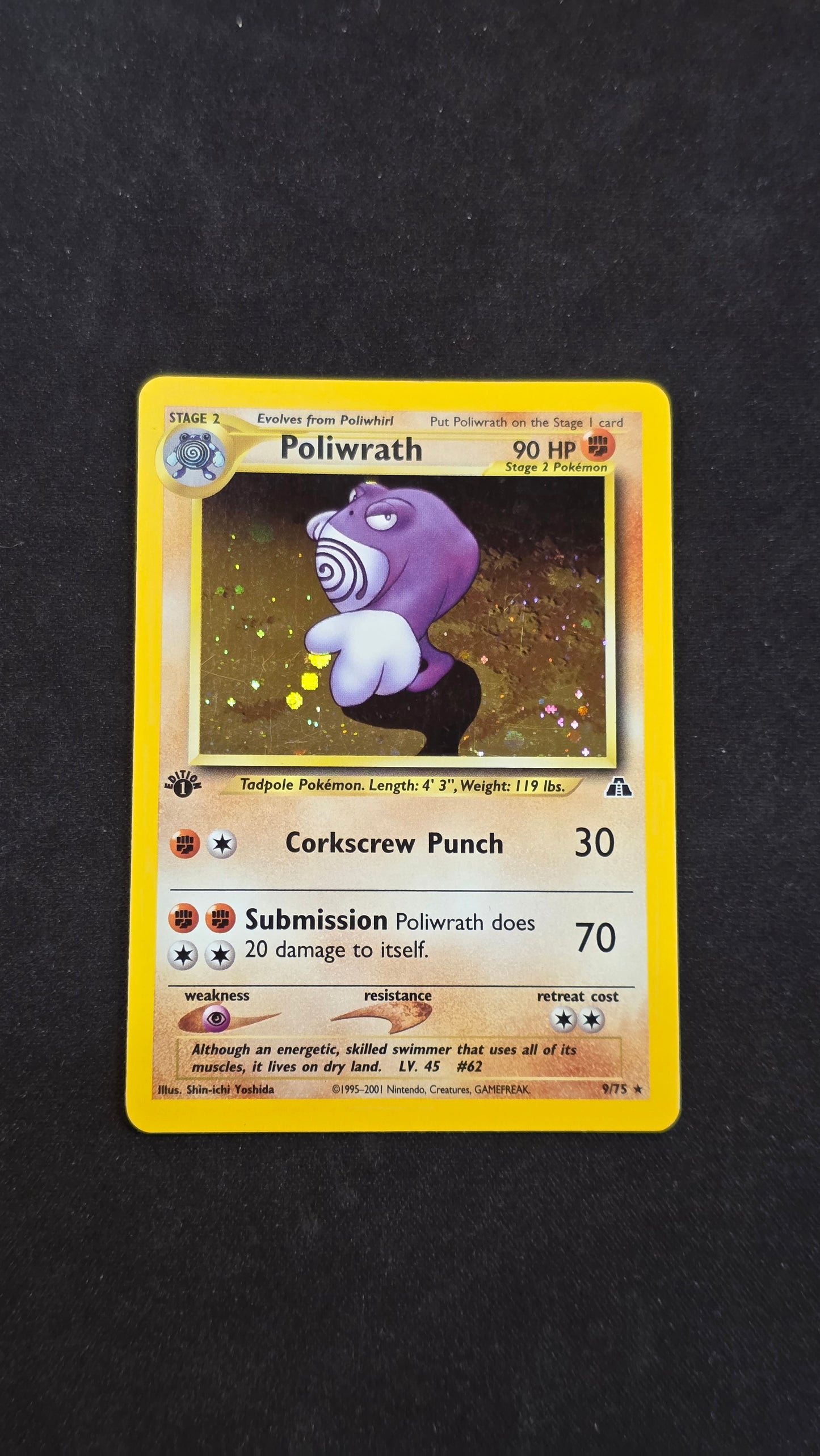 Poliwrath (1st Edition) #9/75 -Neo Discovery
