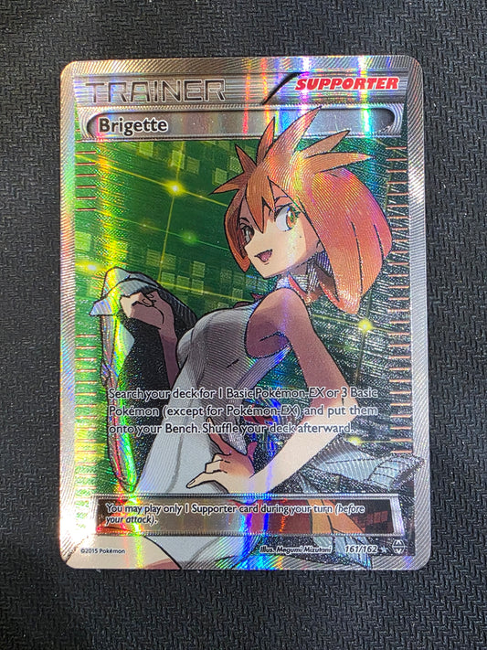 #161/162* Brigette (Full Art) XY - BREAKthrough