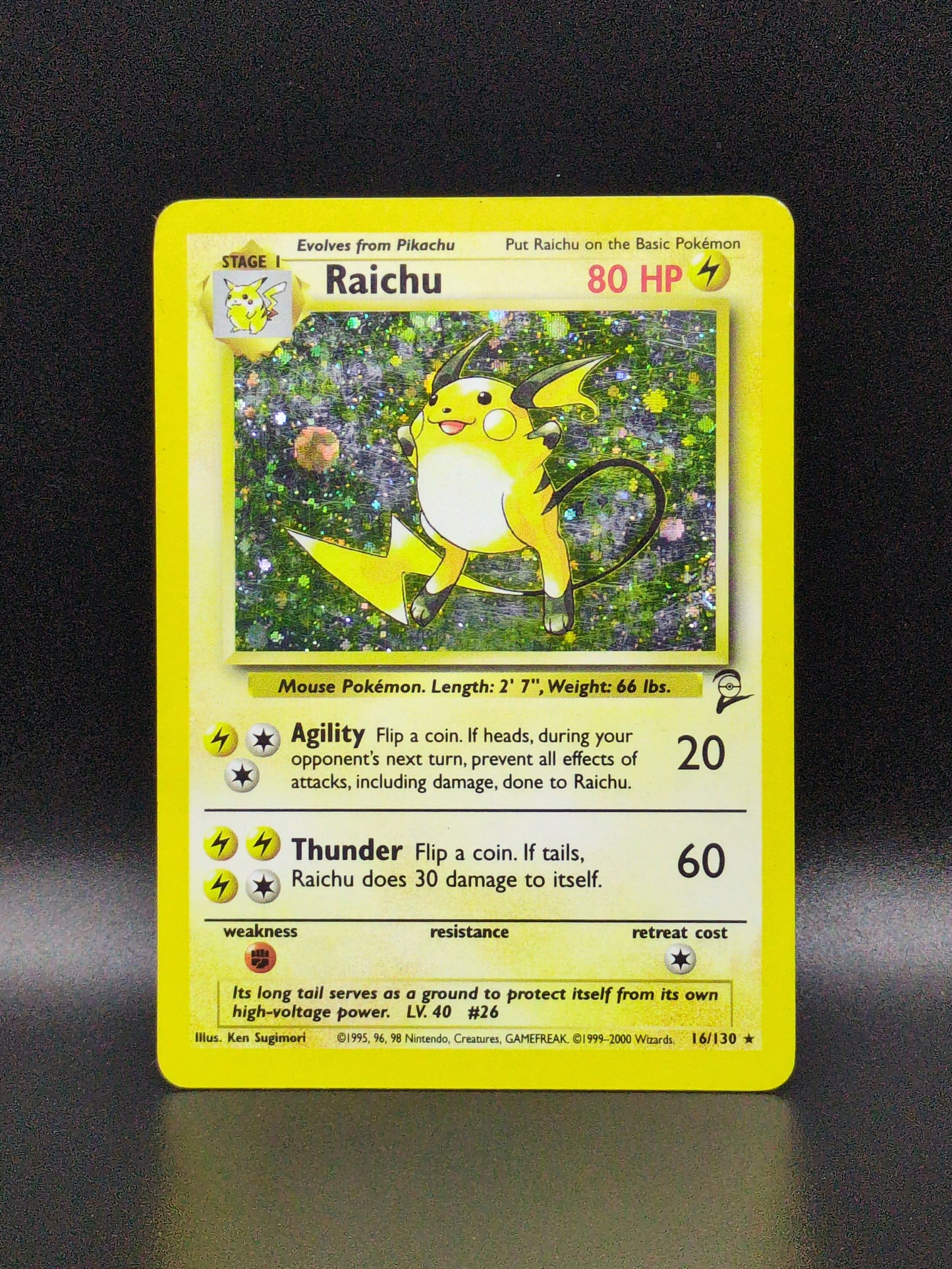 Raichu #16/130 - Base Set 2