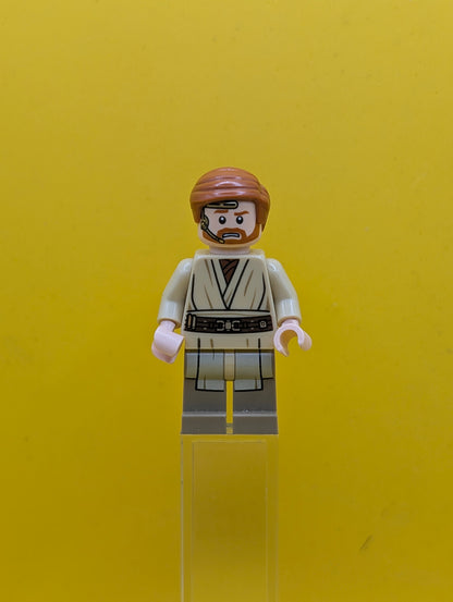 Obi-Wan Kenobi sw0704 (Headset) Star Wars Lego Minifigure
