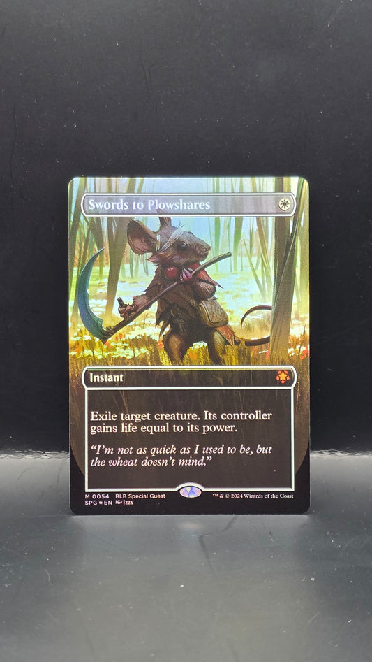 Sword to Plowshares (Foil) (Borderless) #54